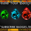 Assassin Twitch Sub Badges and Twitch Emotes