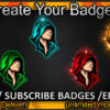 Assassins Twitch Sub Badges and Twitch Emotes