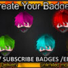 Boy Twitch Sub Badges and Twitch Emotes