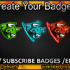 Bull Twitch Sub Badges and Twitch Emotes