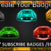 Car Twitch Sub Badges and Twitch Emotes