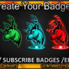 Deer Twitch Sub Badges and Twitch Emotes