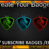 Dragon Twitch Sub Badges and Twitch Emotes