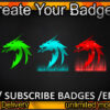 Dragon Twitch Sub Badges and Twitch Emotes