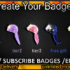 Bandana Twitch Sub Badges