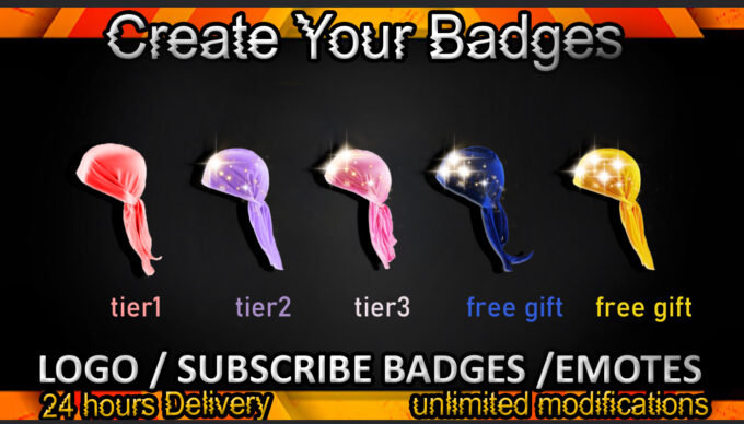 Bandana Twitch Sub Badges