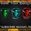 Basingstoke Bison Twitch Sub Badges and Twitch Emotes