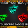 Wolf Twitch Sub Badges and Twitch Emotes