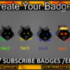 Cat Twitch Sub Badges