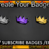 Crown Twitch Sub Badges