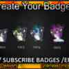 Cat Twitch Sub Badges