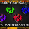 Dragon Twitch Sub Badges