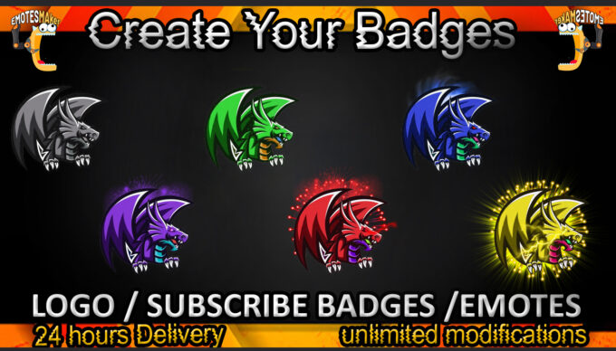 Dragon Twitch Sub Badges