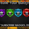 Wolf Twitch Sub Badges and Twitch Emotes