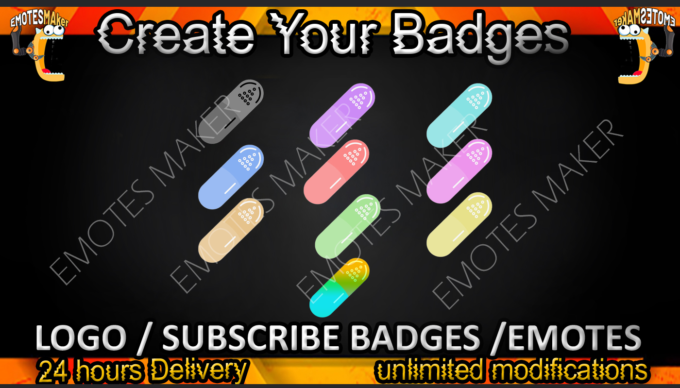 Medicine Twitch Sub Badges