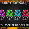 Monkey Twitch Sub Badges and Twitch Emotes