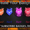 Owl Twitch Sub Badges