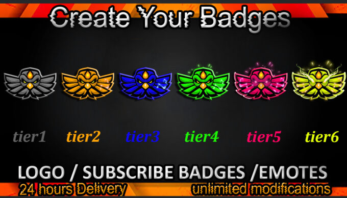 Owl Twitch Sub Badges