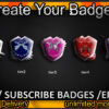 Gun Twitch Sub Badges