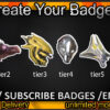 Halo Twitch Sub Badges