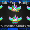 Unicorn Twitch Emotes