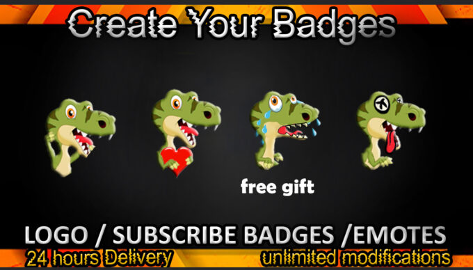 Dinosaur Twitch Emotes