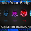 Wolf Twitch Sub Badges