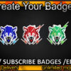 Wolf Twitch Sub Badges