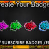Wolf Twitch Sub Badges and Twitch Emotes