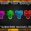 Wolf Twitch Sub Badges and Twitch Emotes