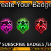 Wolf Twitch Sub Badges