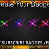 X Twitch Sub Badges and Twitch Emotes