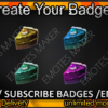 Cake Twitch Sub Badges