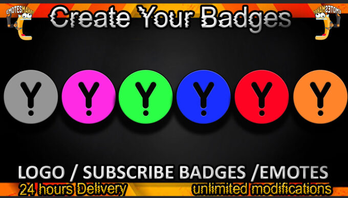 Y Twitch Sub Badges and Twitch Emotes