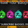 Z Twitch Sub Badges and Twitch Emotes