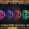 Z Twitch Sub Badges and Twitch Emotes