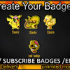Zombie Twitch Sub Badges