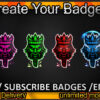 Angry king Twitch Sub Badges and Twitch Emotes