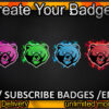 Bear Twitch Sub Badges and Twitch Emotes