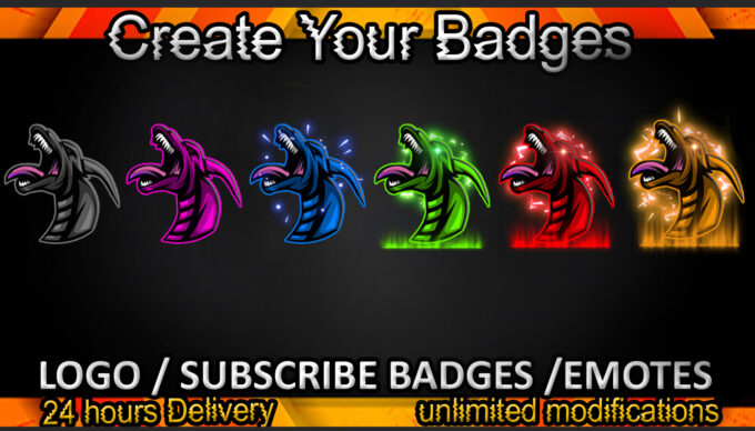 Dragon Twitch Sub Badges