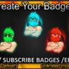 Boy Twitch Sub Badges and Twitch Emotes
