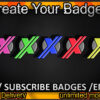 X Twitch Sub Badges and Twitch Emotes
