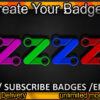 Z Twitch Sub Badges and Twitch Emotes