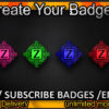 Z Twitch Sub Badges and Twitch Emotes